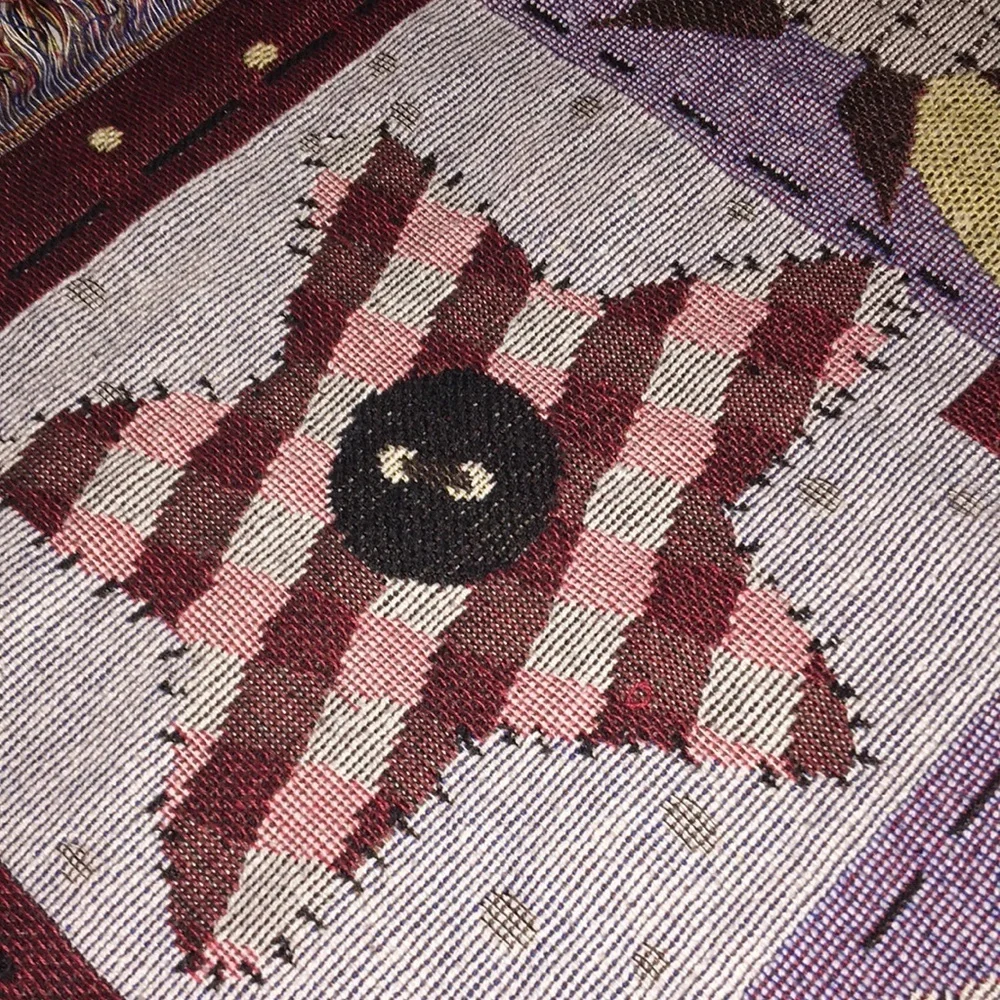 Vintage Blanket Good Friends/Angels Rustic Farmhouse Country Throw or Wall Decor